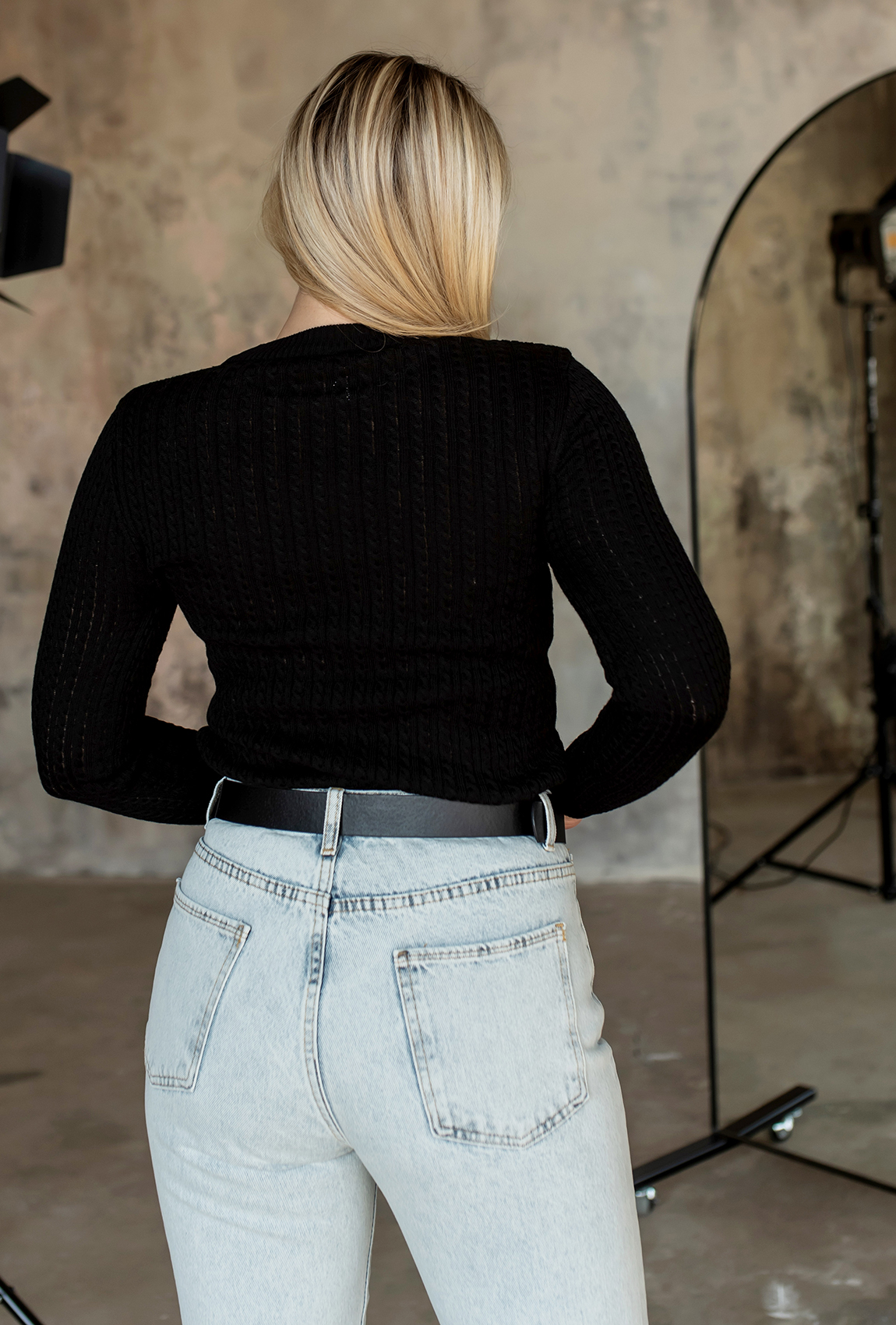 Чорний весняний светр — 862045. Maritel. Зображення 2 Чорний весняний светр — 862045. Maritel. Зображення 2