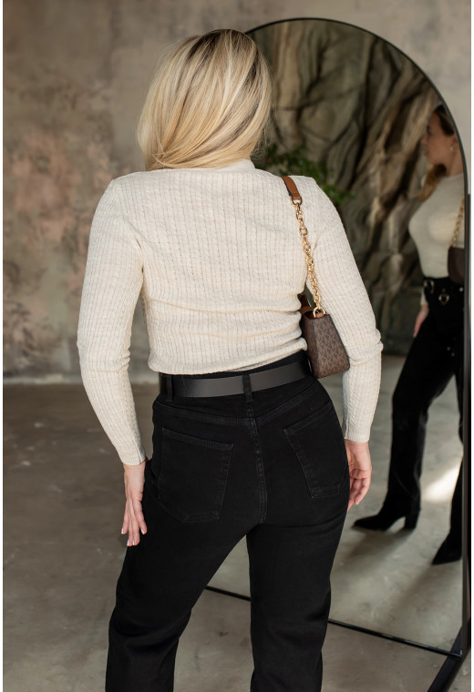 Бежевий весняний светр — 351659. Maritel. Зображення 2 Бежевий весняний светр — 351659. Maritel. Зображення 2