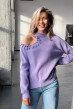 Лавандовий светр на одне плече. Maritel Лавандовий светр на одне плече. Maritel