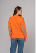 Помаранчевий светр рукав з декором — 150703. Maritel. Зображення 1 Помаранчевий светр рукав з декором — 150703. Maritel. Зображення 1