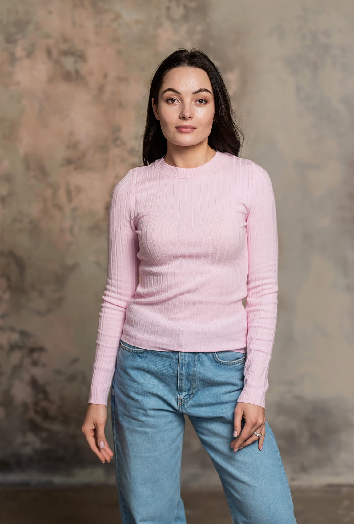 Рожевий светр в рубчик — 591613. Maritel. Зображення 2 Рожевий светр в рубчик — 591613. Maritel. Зображення 2