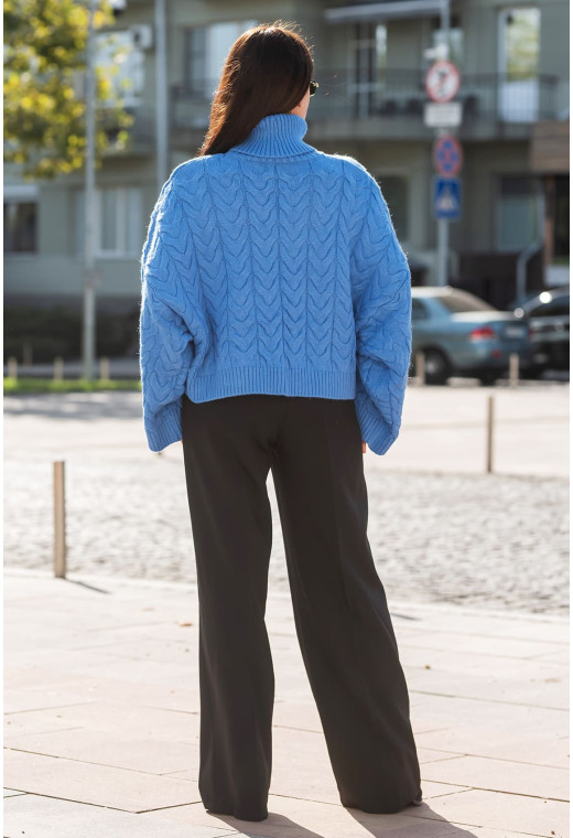 Голубой свитер укороченный —  580640. Maritel. Зображення 2 Голубой свитер укороченный —  580640. Maritel. Зображення 2