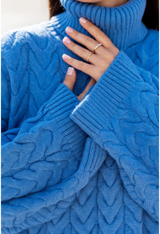 Голубой свитер укороченный —  580640. Maritel. Зображення 3 Голубой свитер укороченный —  580640. Maritel. Зображення 3