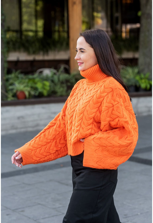 Помаранчевий светр вкорочений —  782488. Maritel. Зображення 2 Помаранчевий светр вкорочений —  782488. Maritel. Зображення 2