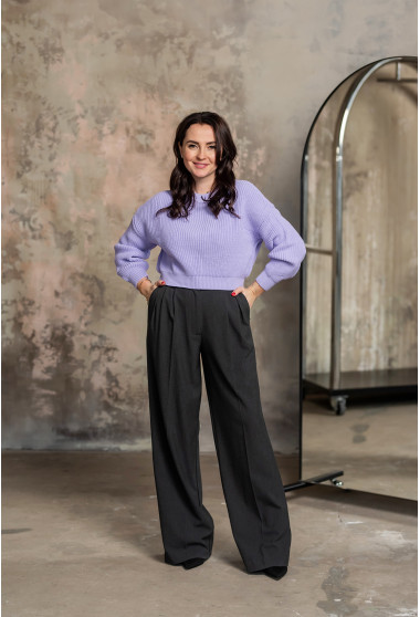 Лавандовий в'язаний светр. Maritel. Зображення 3