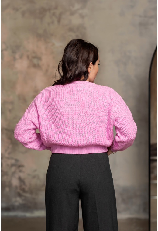 Рожевий светр в'язка — 884379. Maritel. Зображення 1 Рожевий светр в'язка — 884379. Maritel. Зображення 1