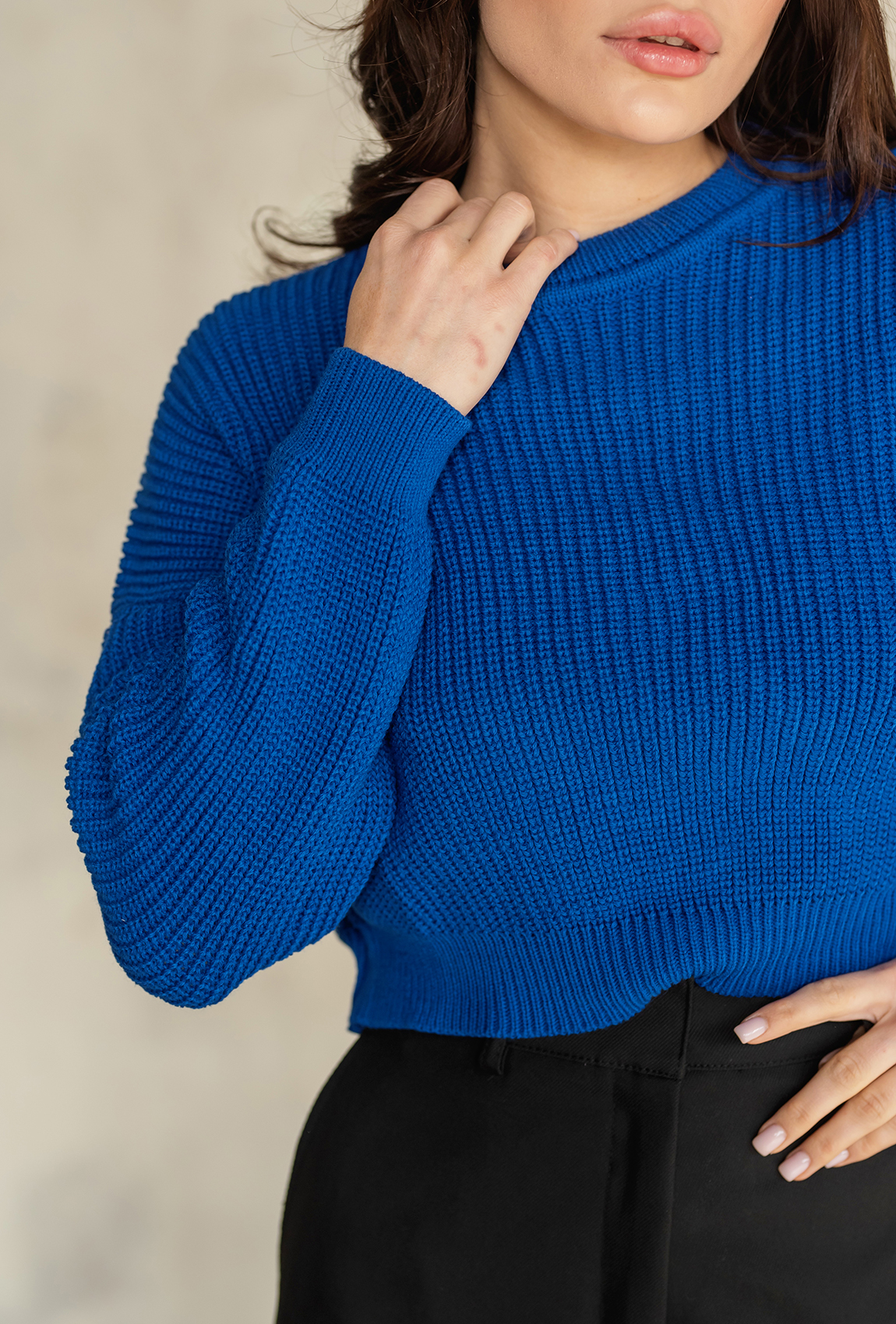 Светр в'язаний електрик — 906630. Maritel. Зображення 2 Светр в'язаний електрик — 906630. Maritel. Зображення 2