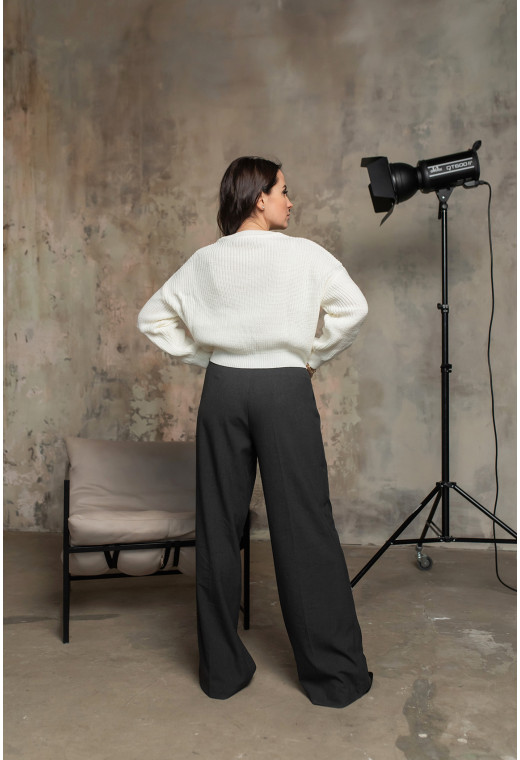 Молочний в'язаний светр — 277174. Maritel. Зображення 2 Молочний в'язаний светр — 277174. Maritel. Зображення 2