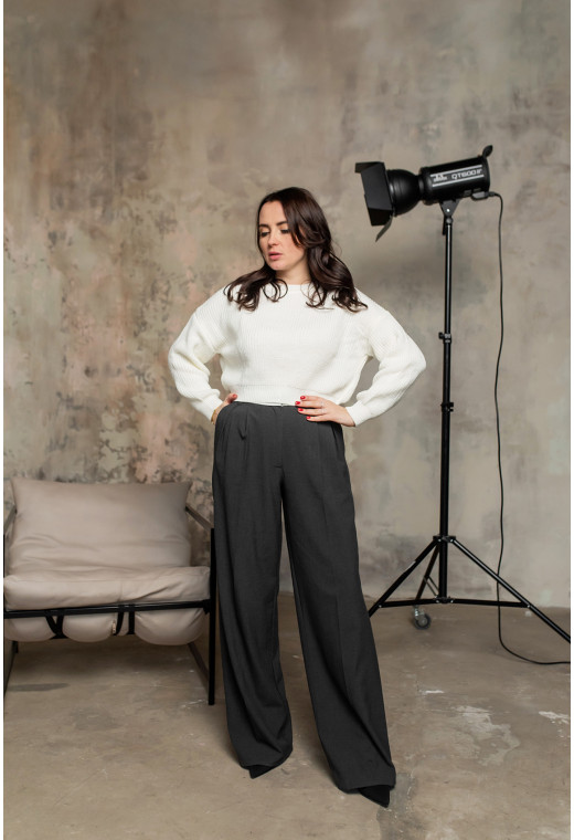 Молочний в'язаний светр — 277174. Maritel. Зображення 3 Молочний в'язаний светр — 277174. Maritel. Зображення 3