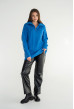 Синій светр зі стійкою на блискавці — 474353. Maritel Синій светр зі стійкою на блискавці — 474353. Maritel