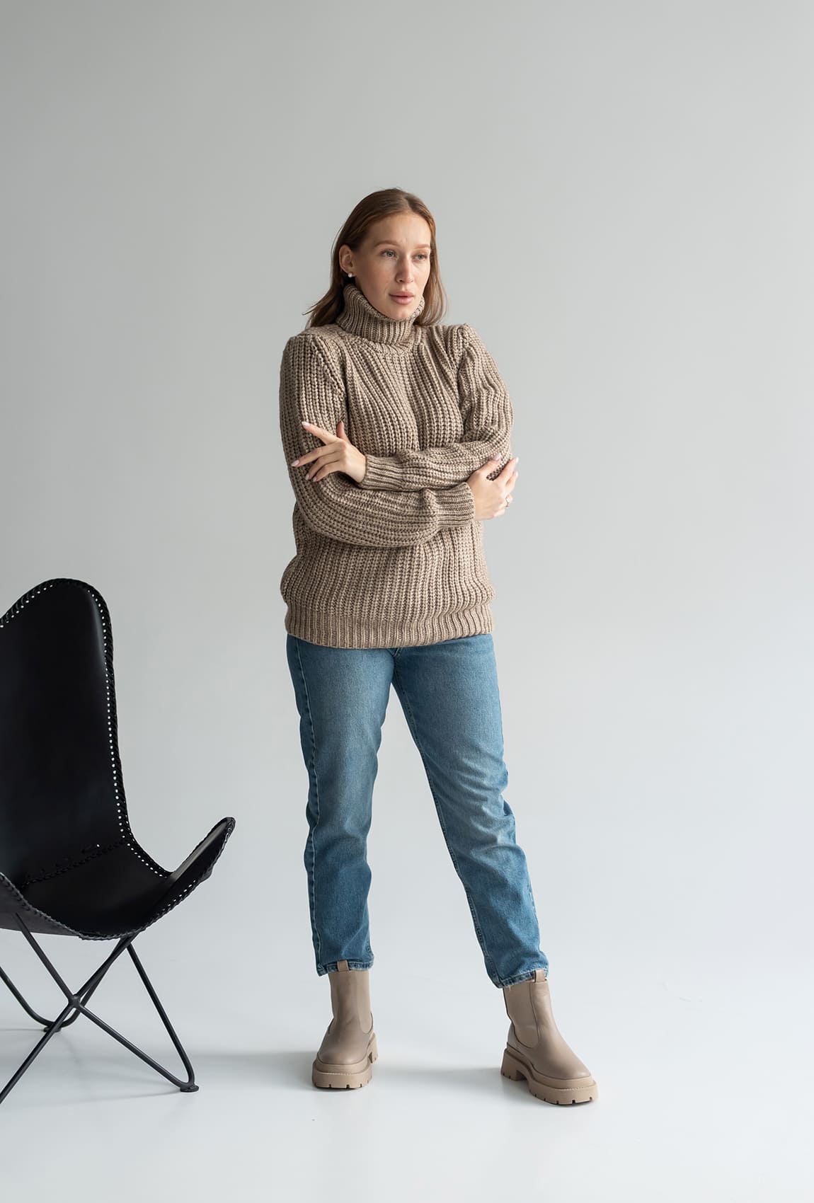 Светр об'ємної в'язки Моко — 703450. Maritel Светр об'ємної в'язки Моко — 703450. Maritel