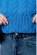 Синій светр вкорочений —  950563. Maritel. Зображення 2 Синій светр вкорочений —  950563. Maritel. Зображення 2