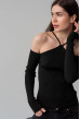 Чорний топ в'язка — 126202. Maritel. Зображення 2 Чорний топ в'язка — 126202. Maritel. Зображення 2