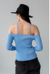 Голубой вязаный топ — 473056. Maritel. Изображенние 2 Голубой вязаный топ — 473056. Maritel. Изображенние 2