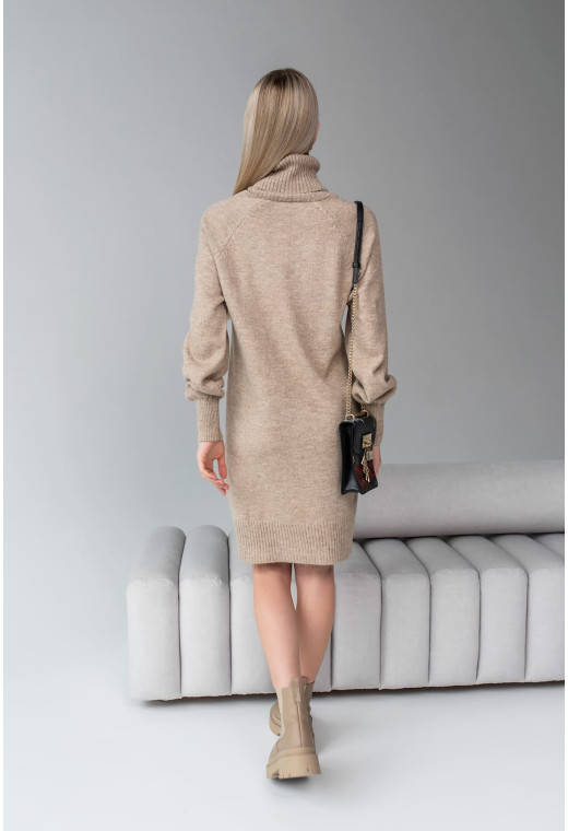 Бежевая туника с манжетом на резинке — 518537. Maritel. Изображенние 1 Бежевая туника с манжетом на резинке — 518537. Maritel. Изображенние 1