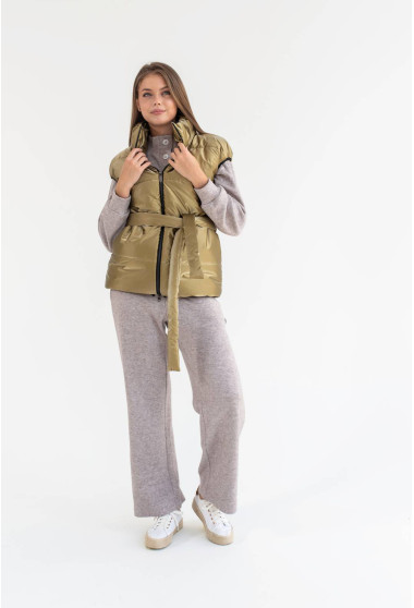 Золотистый Жилет плащевка. Maritel. Изображенние 5