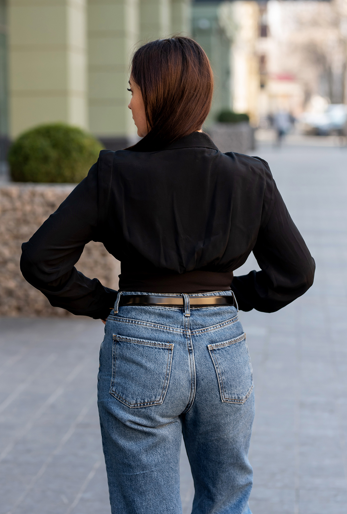 Чорна блуза на гачках — 261917. Maritel. Зображення 3 Чорна блуза на гачках — 261917. Maritel. Зображення 3