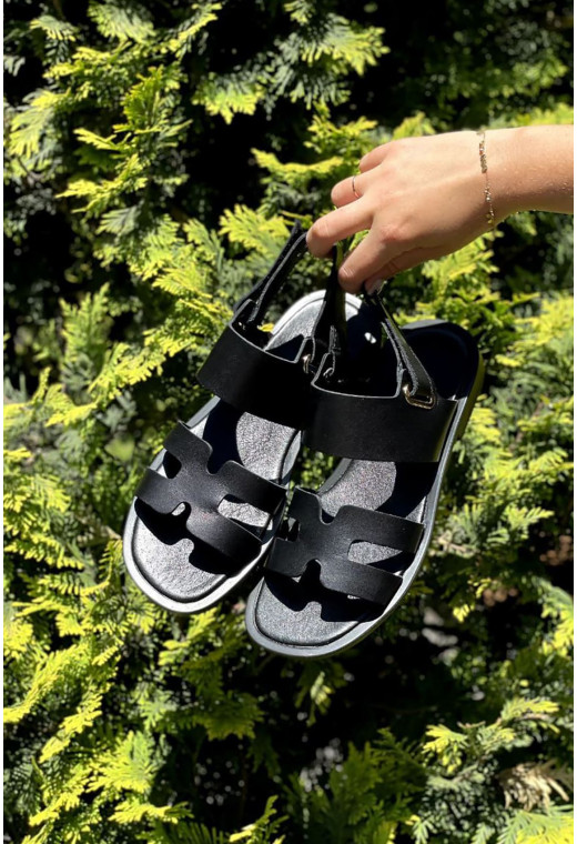 Черные босоножки с бантом — 895622. Maritel. Изображенние 2 Черные босоножки с бантом — 895622. Maritel. Изображенние 2