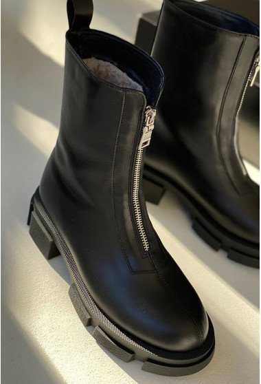 Черные ботинки на молнии. Maritel. Изображенние 7