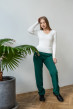 Зеленые классические брюки. Maritel Зеленые классические брюки. Maritel