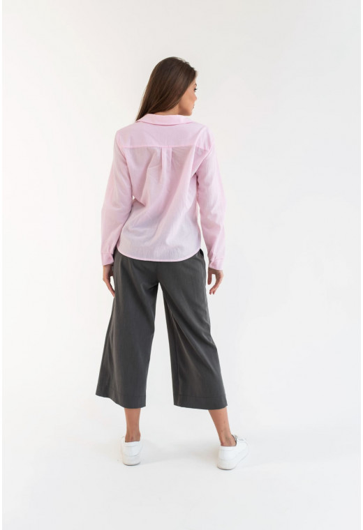 Сірі костюмні штани кюлоти — 765252. Maritel. Зображення 1 Сірі костюмні штани кюлоти — 765252. Maritel. Зображення 1