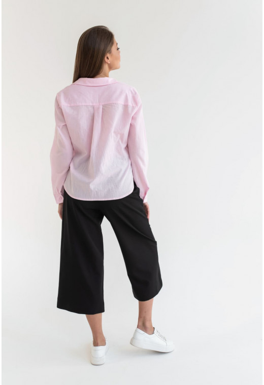 Чорні костюмні штани кюлоти — 473084. Maritel. Зображення 2 Чорні костюмні штани кюлоти — 473084. Maritel. Зображення 2