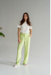 Классические льняные брюки лайм — 468948. Maritel Классические льняные брюки лайм — 468948. Maritel