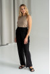 Чорні брюки костюмка палаццо — 791080. Maritel. Зображення 2 Чорні брюки костюмка палаццо — 791080. Maritel. Зображення 2
