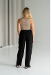 Чорні брюки костюмка палаццо — 791080. Maritel. Зображення 1 Чорні брюки костюмка палаццо — 791080. Maritel. Зображення 1