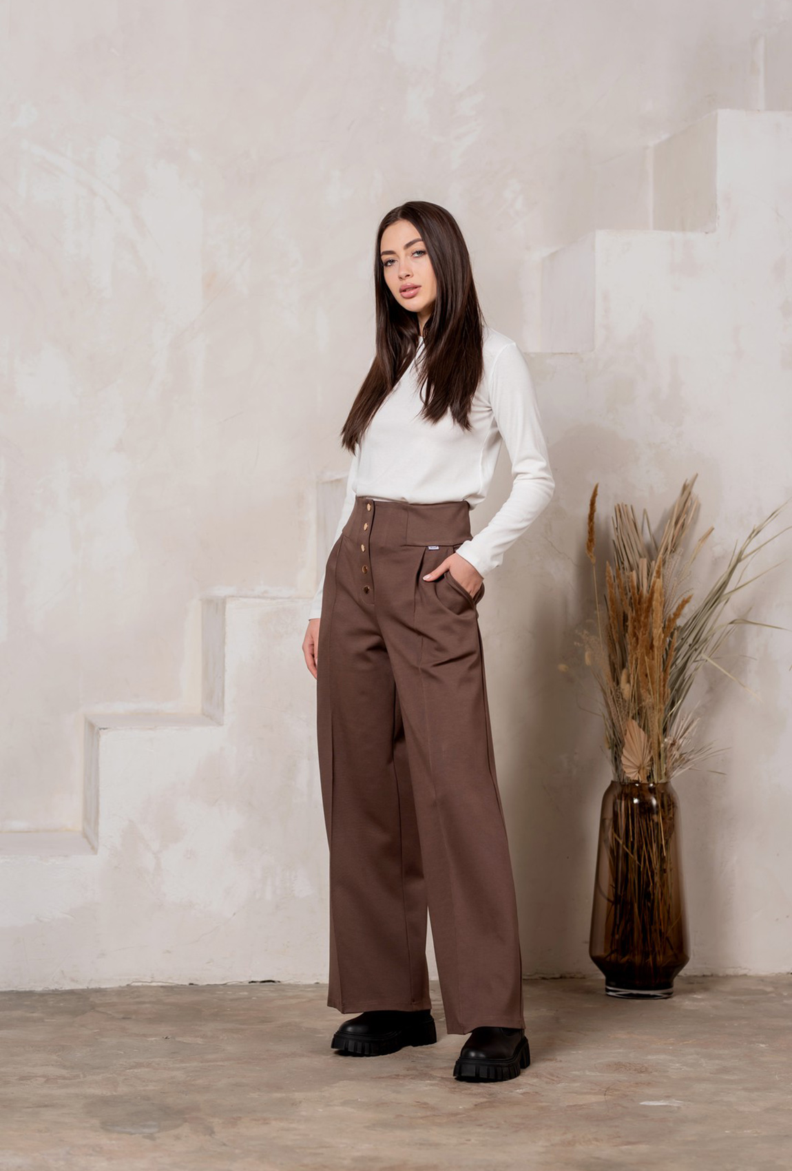 Брюки люкс Мокко —  972776. Maritel Брюки люкс Мокко —  972776. Maritel