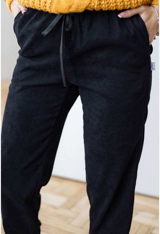 Чорні штани джоггери — 790976. Maritel. Зображення 1 Чорні штани джоггери — 790976. Maritel. Зображення 1