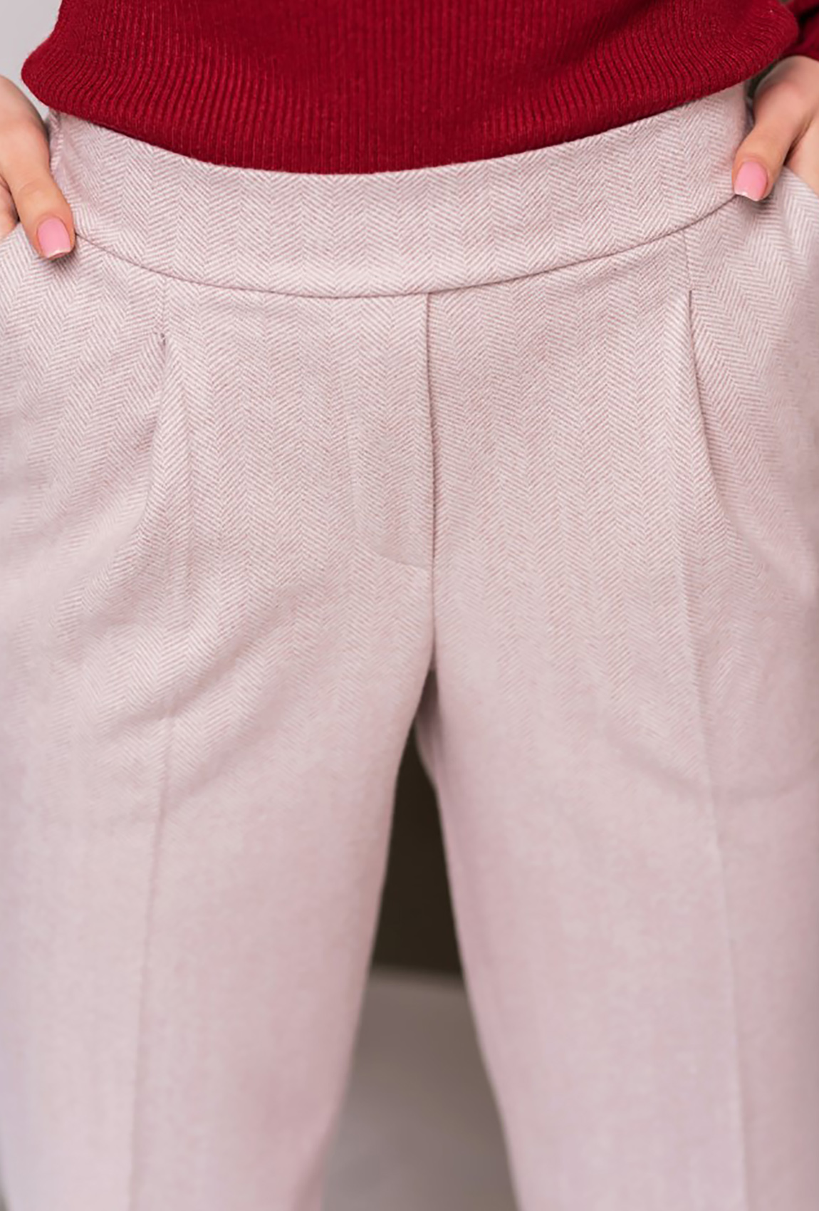 Бежевые зимние брюки —  226350. Maritel. Изображенние 2 Бежевые зимние брюки —  226350. Maritel. Изображенние 2