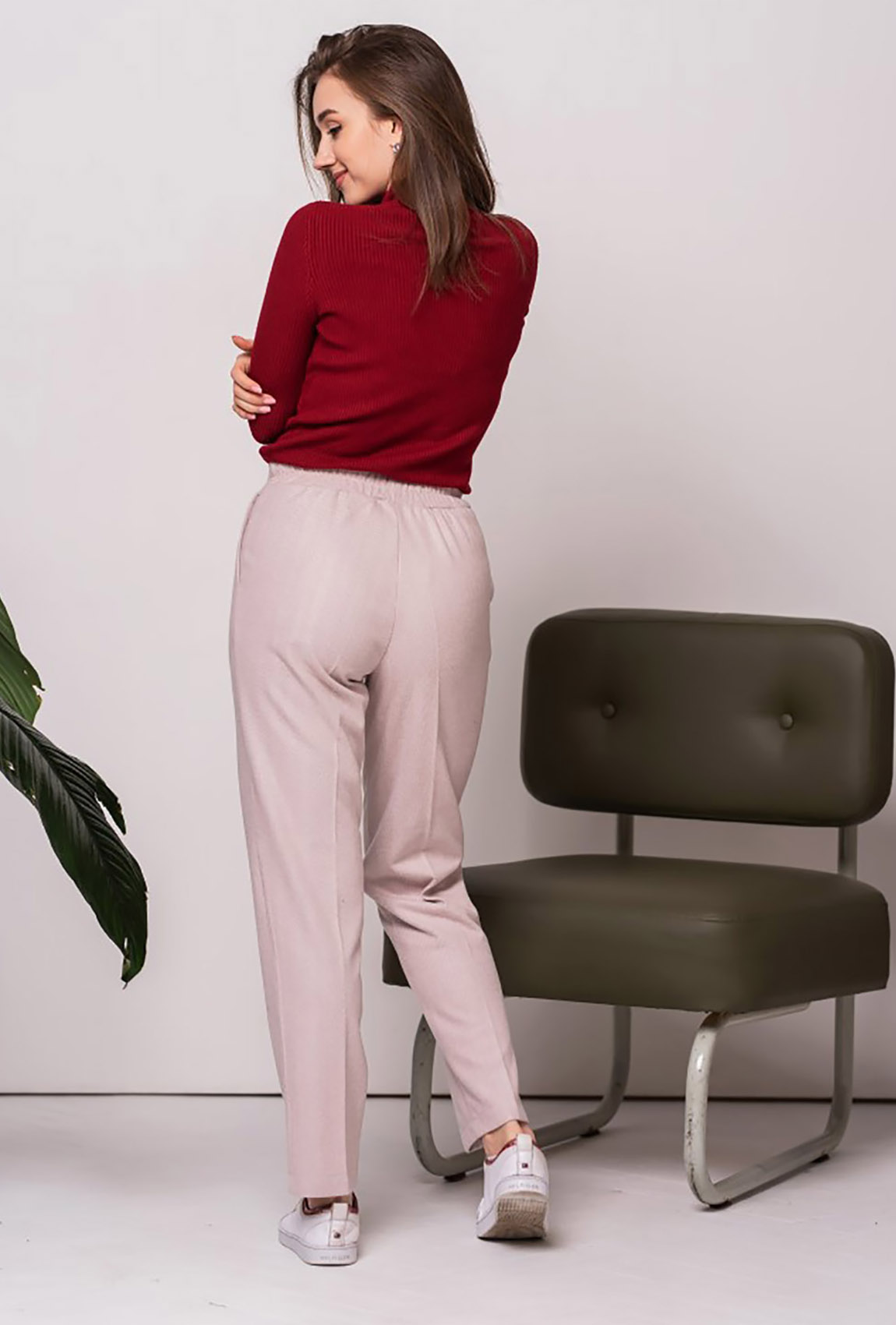 Бежевые зимние брюки —  226350. Maritel. Изображенние 1 Бежевые зимние брюки —  226350. Maritel. Изображенние 1