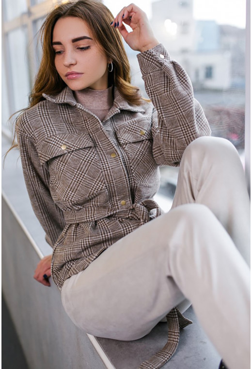 Бежевые замшевые штаны — 637141. Maritel. Изображенние 1 Бежевые замшевые штаны — 637141. Maritel. Изображенние 1