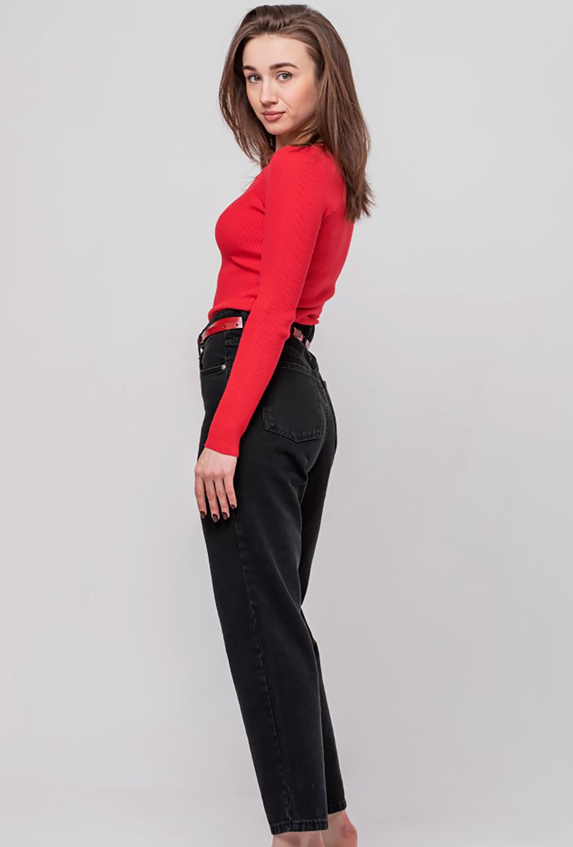 Чорні джинси МОМ  —  777421. Maritel. Зображення 1