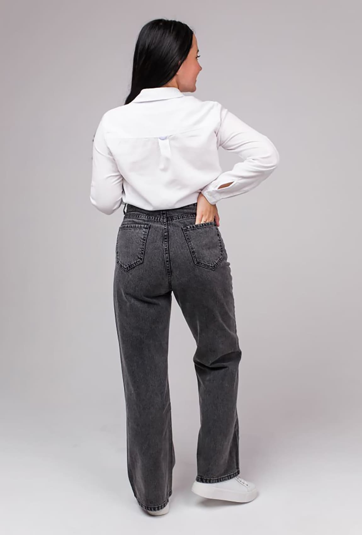 Сірі джинси з кльошем  —  692905. Maritel. Зображення 2