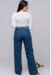 Синие джинсы с клешем — 113476. Maritel. Изображенние 2 Синие джинсы с клешем — 113476. Maritel. Изображенние 2