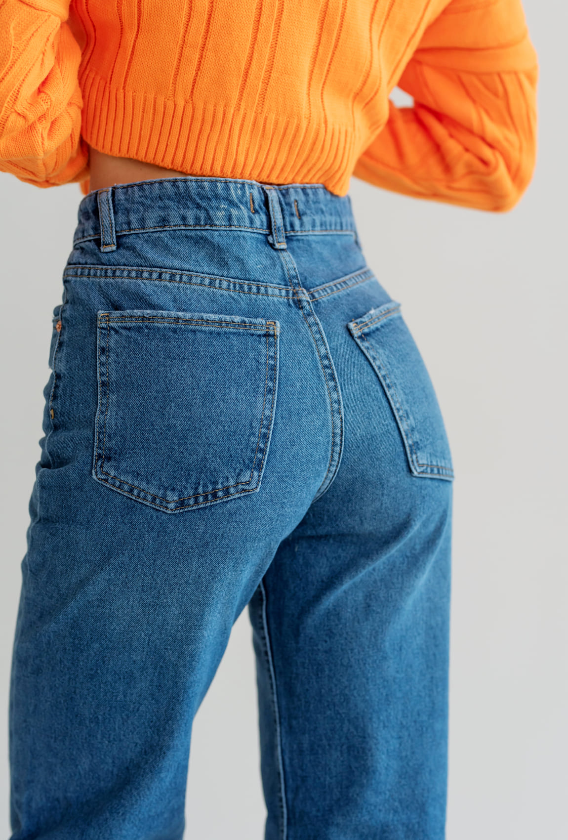 Сині джинси труби —  501557. Maritel. Зображення 2