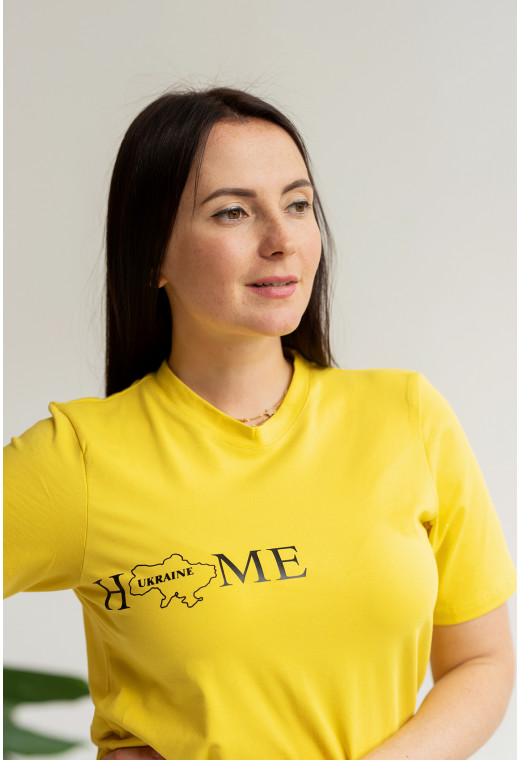 Жовта футболка Home — 991104. Maritel. Зображення 2 Жовта футболка Home — 991104. Maritel. Зображення 2