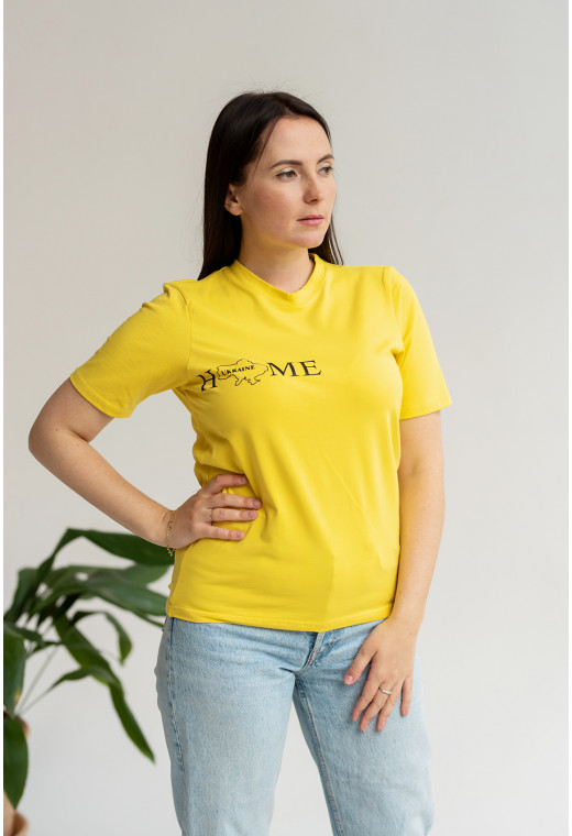Жовта футболка Home — 991104. Maritel. Зображення 1 Жовта футболка Home — 991104. Maritel. Зображення 1