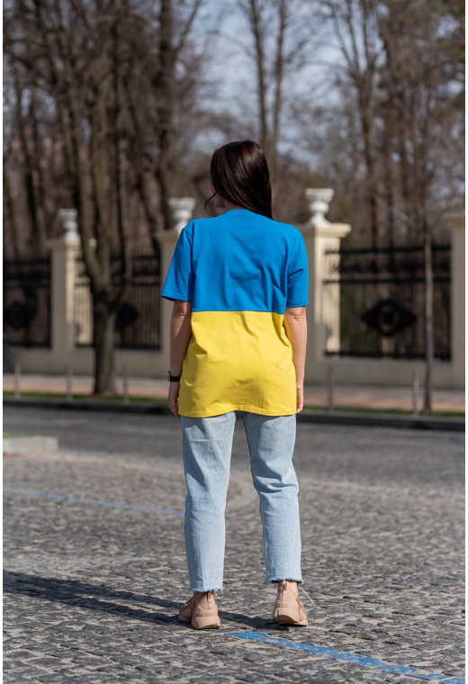 Жовто блакитна футболка — 367775. Maritel. Зображення 2 Жовто блакитна футболка — 367775. Maritel. Зображення 2