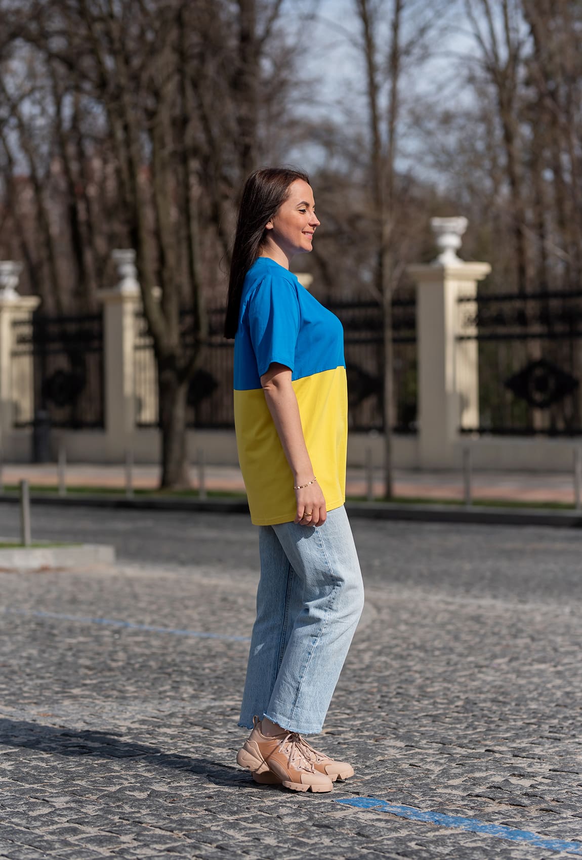 Желто голубая футболка —  367775. Maritel. Изображенние 1