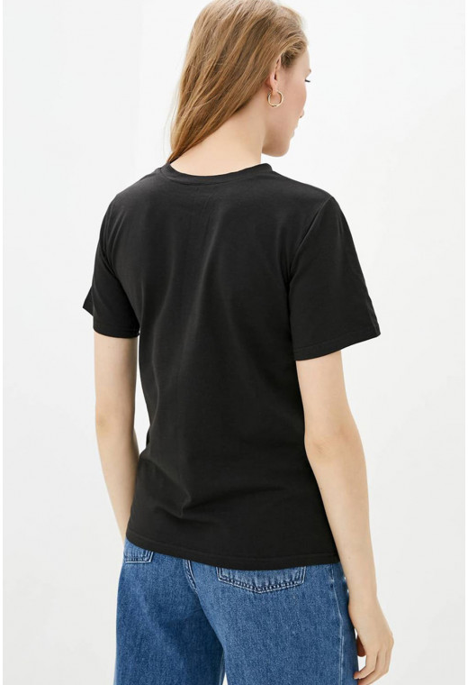 Чорна базова футболка. Maritel. Зображення 2 Чорна базова футболка. Maritel. Зображення 2