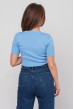 Блакитна футболка з V - вирізом — 920666. Maritel. Зображення 1 Блакитна футболка з V - вирізом — 920666. Maritel. Зображення 1