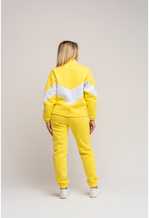 Желтый костюм футер на молнии — 755634. Maritel. Изображенние 1 Желтый костюм футер на молнии — 755634. Maritel. Изображенние 1