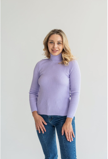 Лавандовий гольф в рубчик. Maritel. Зображення 6