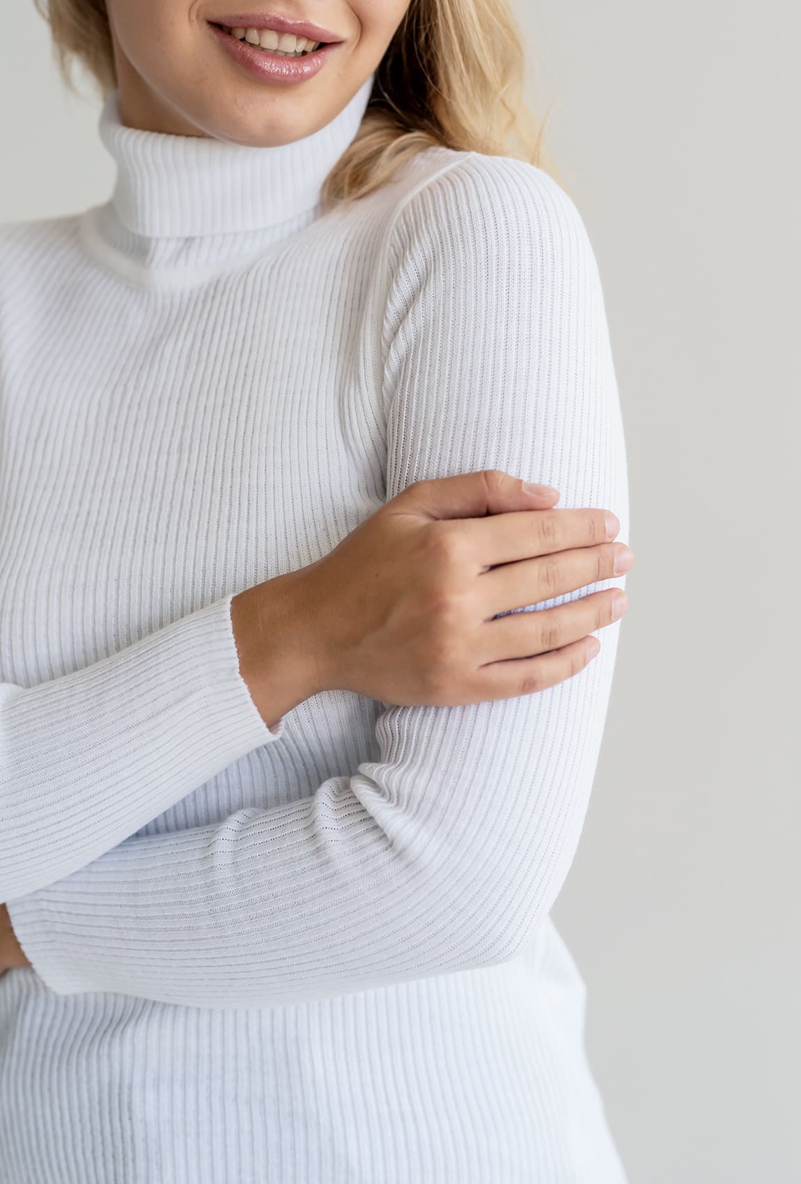 Молочний гольф в рубчик —  701672. Maritel. Зображення 2