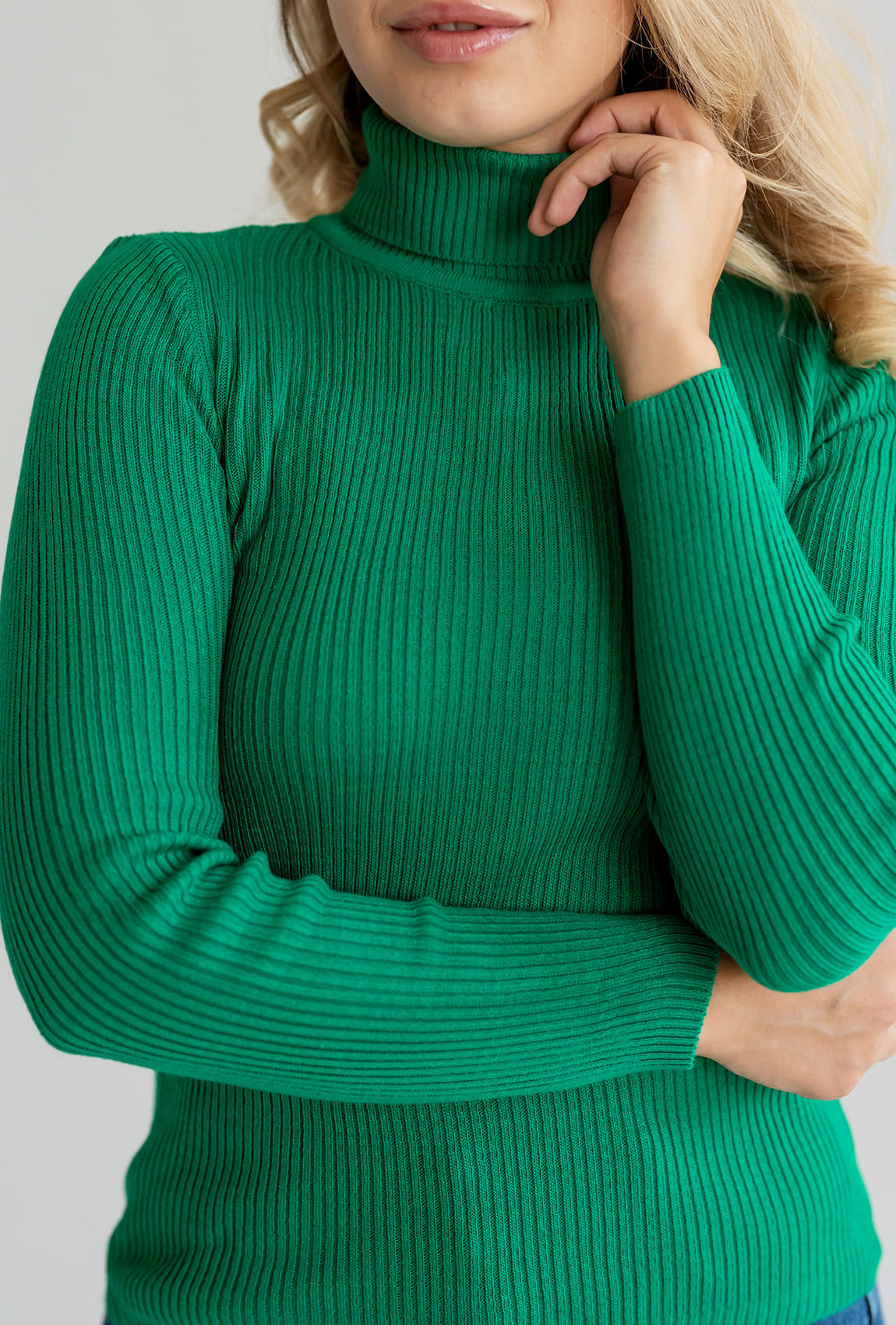 Зелений гольф в рубчик — 602019. Maritel. Зображення 2 Зелений гольф в рубчик — 602019. Maritel. Зображення 2