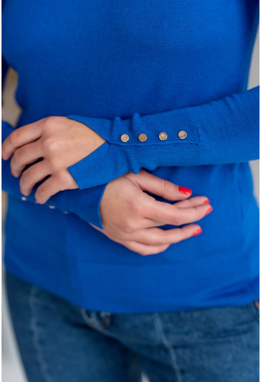 Гольф eлектрик з гудзиками на рукавах —  714314. Maritel. Зображення 1 Гольф eлектрик з гудзиками на рукавах —  714314. Maritel. Зображення 1