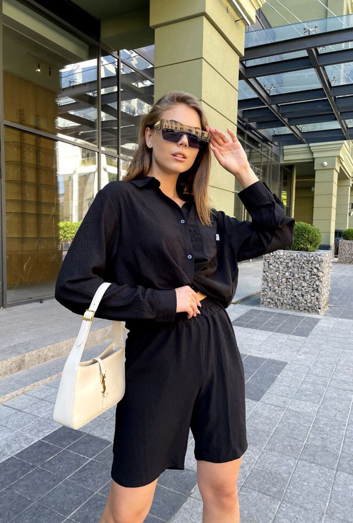 Чорні шорти жатка  —  373049. Maritel. Зображення 1